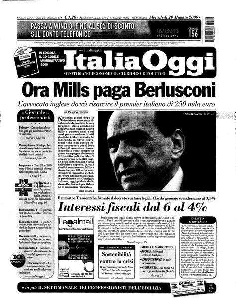 Italia oggi : quotidiano di economia finanza e politica